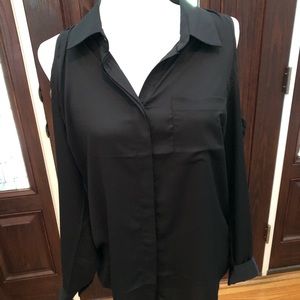 Boston Proper Cold Shoulder Top